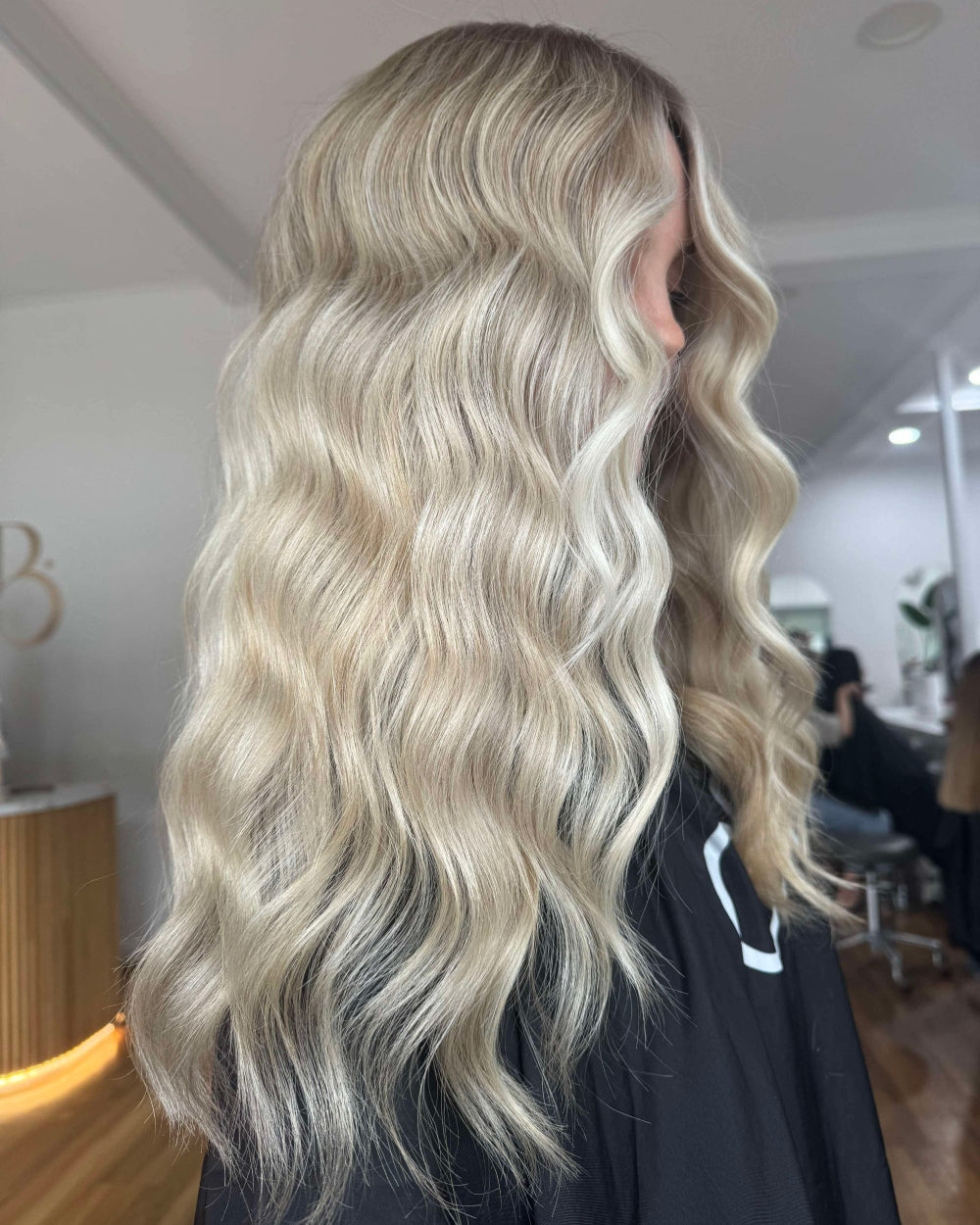 Blonde hair